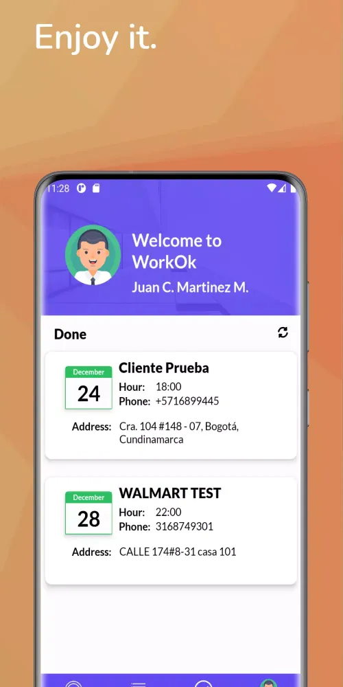 WorkOk Screenshots