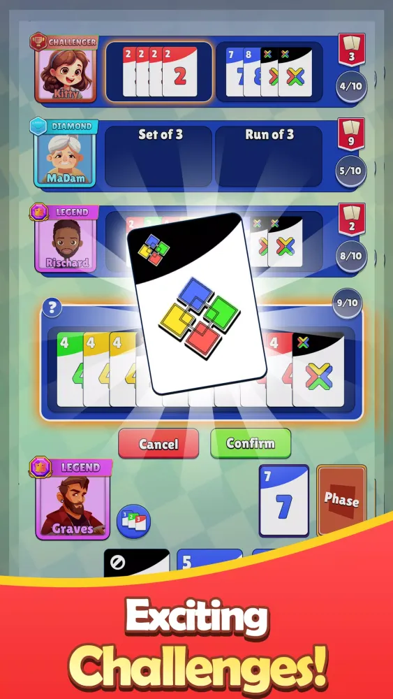 Master 10 - Phase Card Party Screenshots