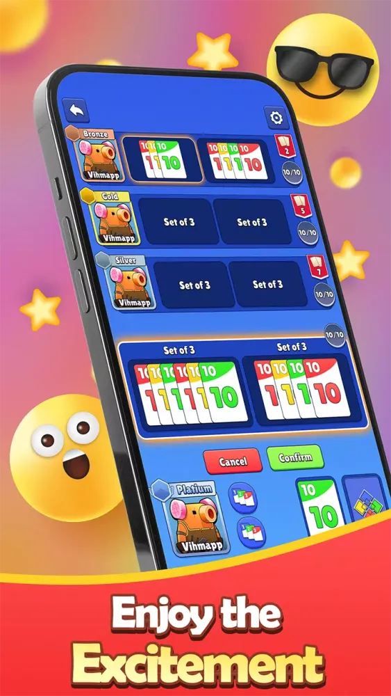 Master 10 - Phase Card Party Screenshots