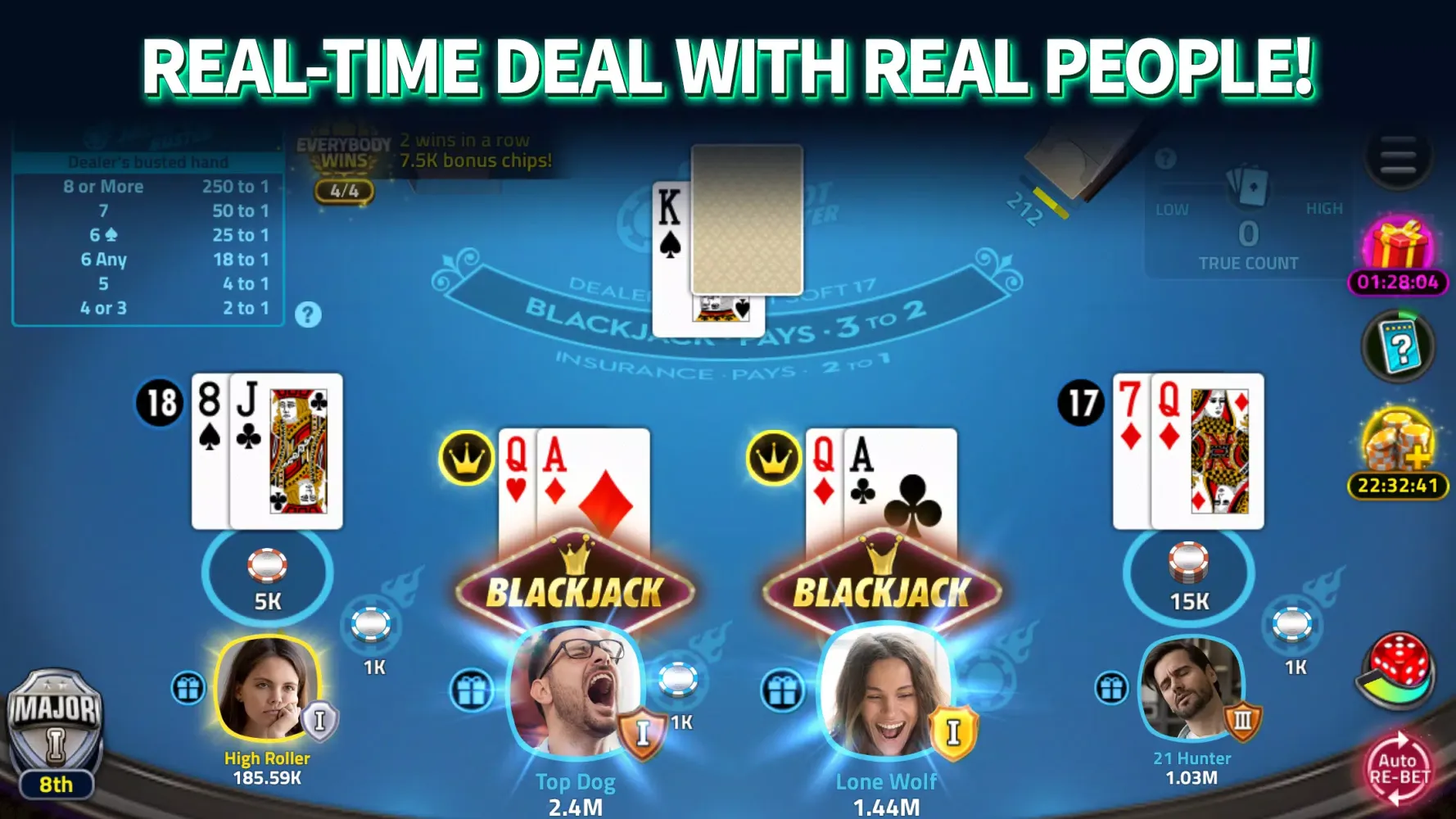 House of Blackjack 21 Screenshots