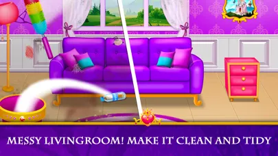 Princess House Cleaning Games Screenshots