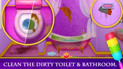 Princess House Cleaning Games Screenshots