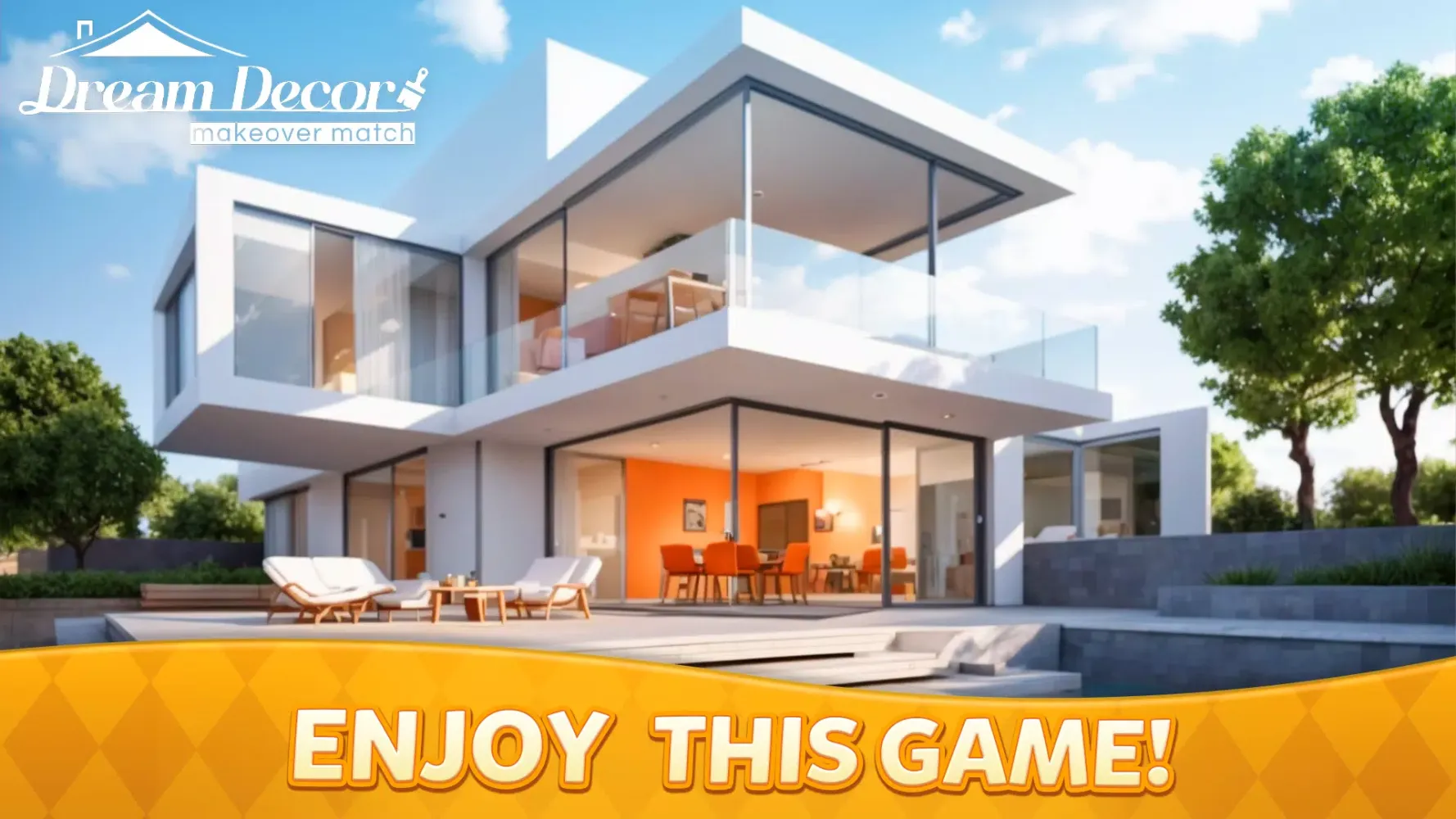 ภาพหน้าจอของ Dream Decor：Makeover Match