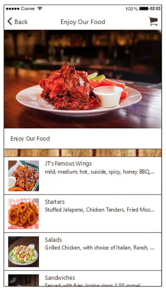 JT's Bar and Grill应用截图