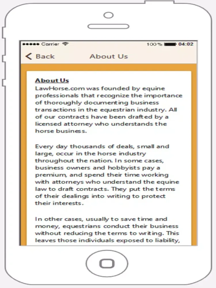 LawHorse iPad  Screenshots