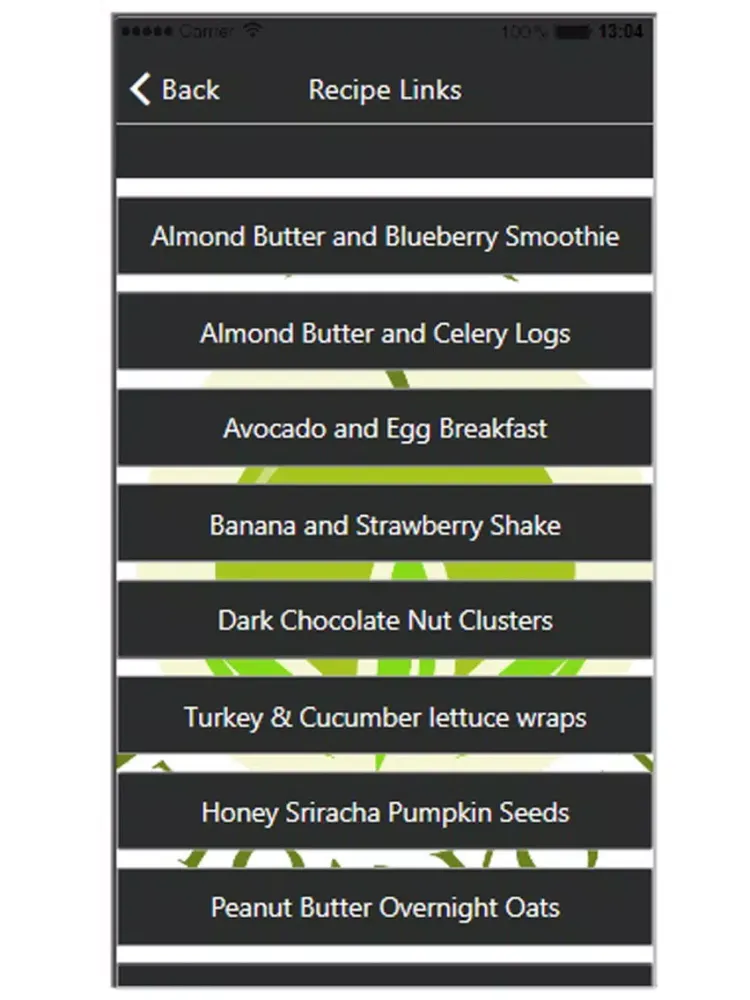 Capturas de pantalla de LBK Nutrition YOUR Way iPad 