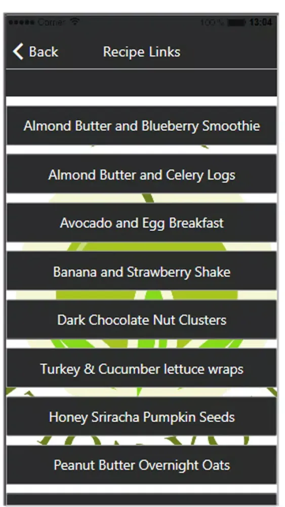 Capturas de pantalla de LBK Nutrition YOUR Way