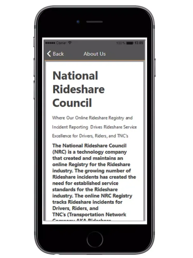 Ảnh chụp màn hình của NRC iPad 