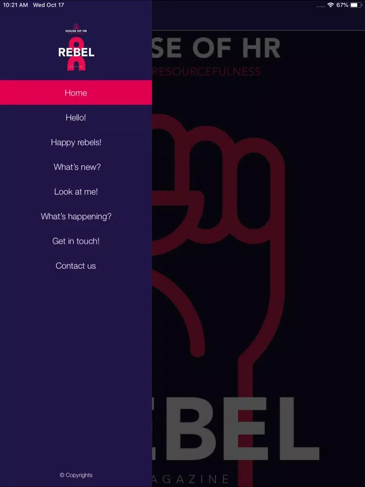 REBEL Mag. iPad  سکرین شاٹس