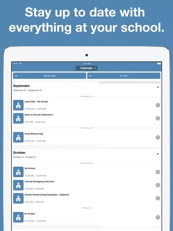 Capturas de pantalla de Houston Academy – Dothan iPad 