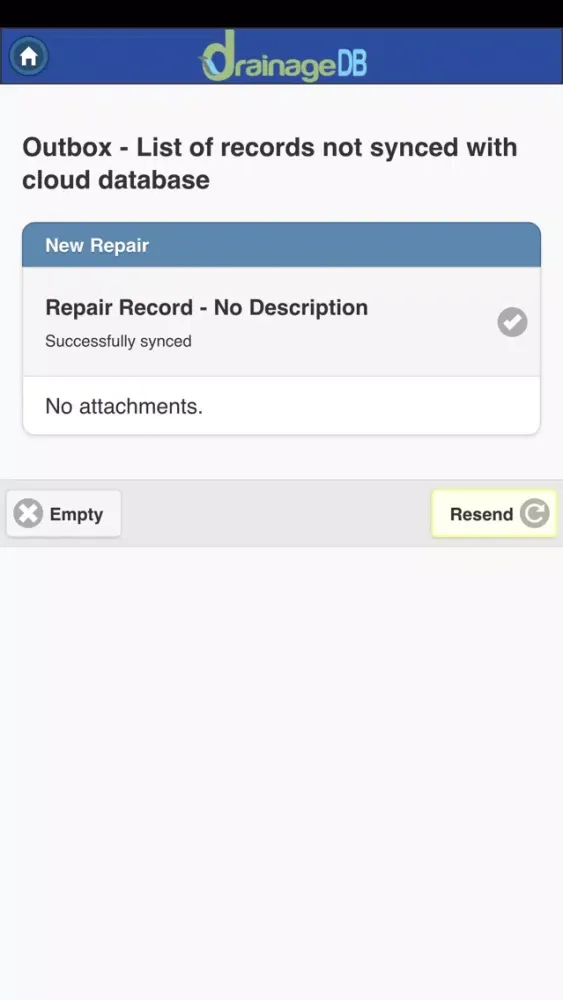 DrainageDB Screenshots