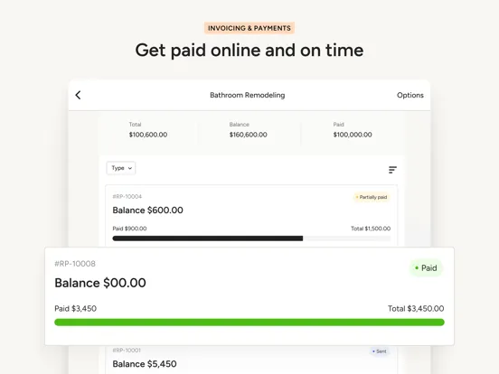 Houzz Pro: Business Management iPad  स्क्रीनशॉट