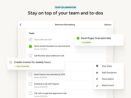 Houzz Pro: Business Management iPad  स्क्रीनशॉट