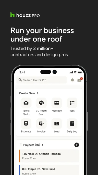 Houzz Pro: Business Management स्क्रीनशॉट