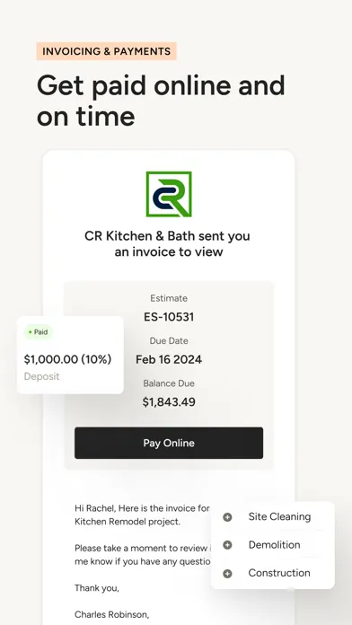 Houzz Pro: Business Management स्क्रीनशॉट