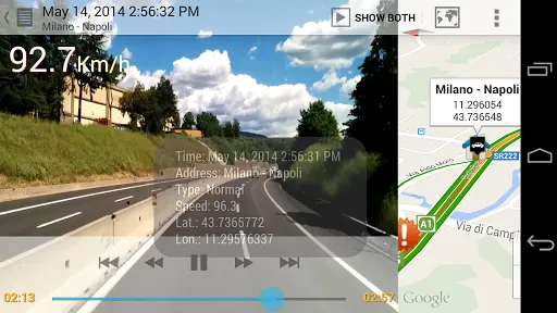 AutoGuard Dash Cam - Blackbox Screenshots