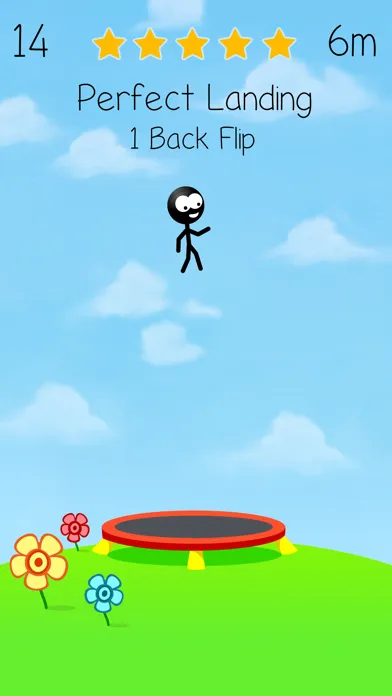 Trampoline Man (Stickman Game)应用截图