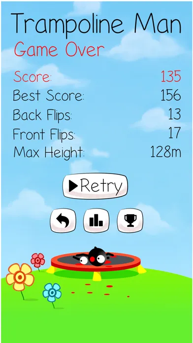 Trampoline Man (Stickman Game)应用截图