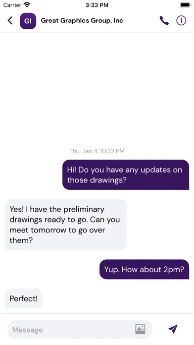 Ảnh chụp màn hình của Hover Mobile Workforce