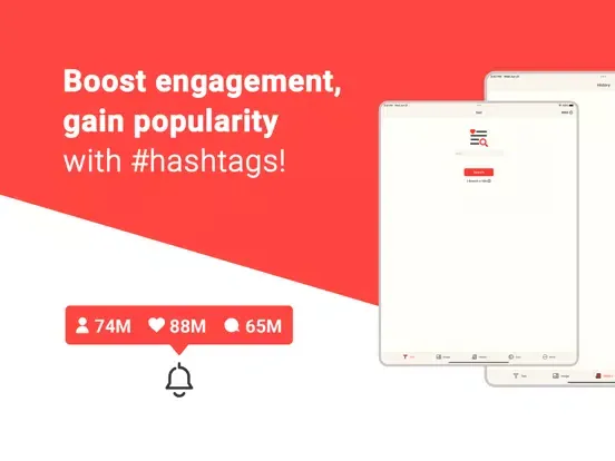 ภาพหน้าจอของ Followers Tags For Posts iPad 