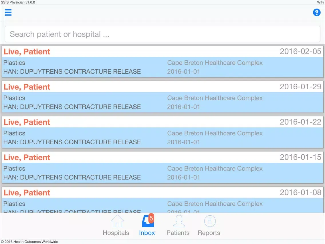 SSIS Physician (US) iPad  Screenshots