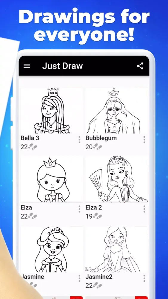 Capturas de tela do How to draw Princess