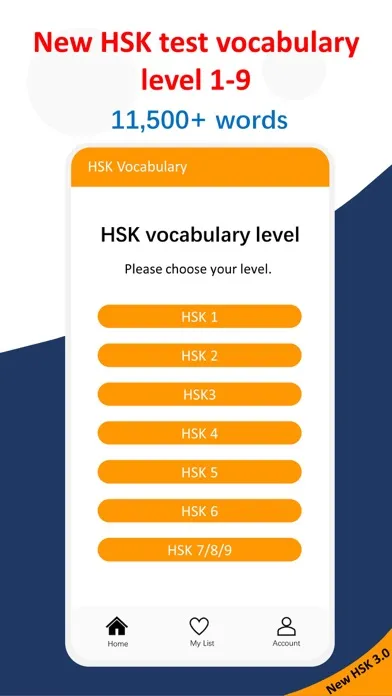 New HSK Test 3.0 Vocabulary スクリーンショット