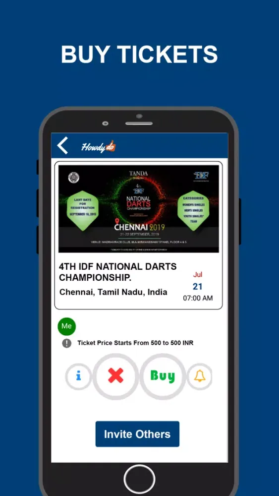 Captures d'écran de HowdyDo Social App