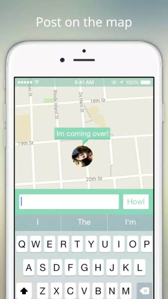 Ảnh chụp màn hình của Howler - Locate friends on the map