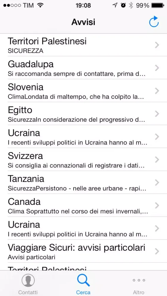 Viaggiare سکرین شاٹس