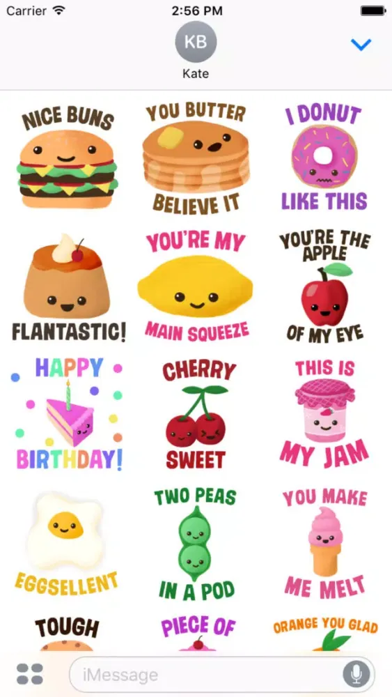 Cutie Food Stickers應用截圖