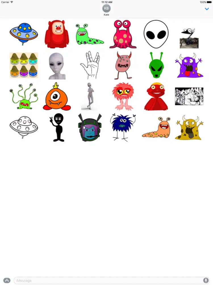 Скриншоты Aliens Sticker Pack iPad 