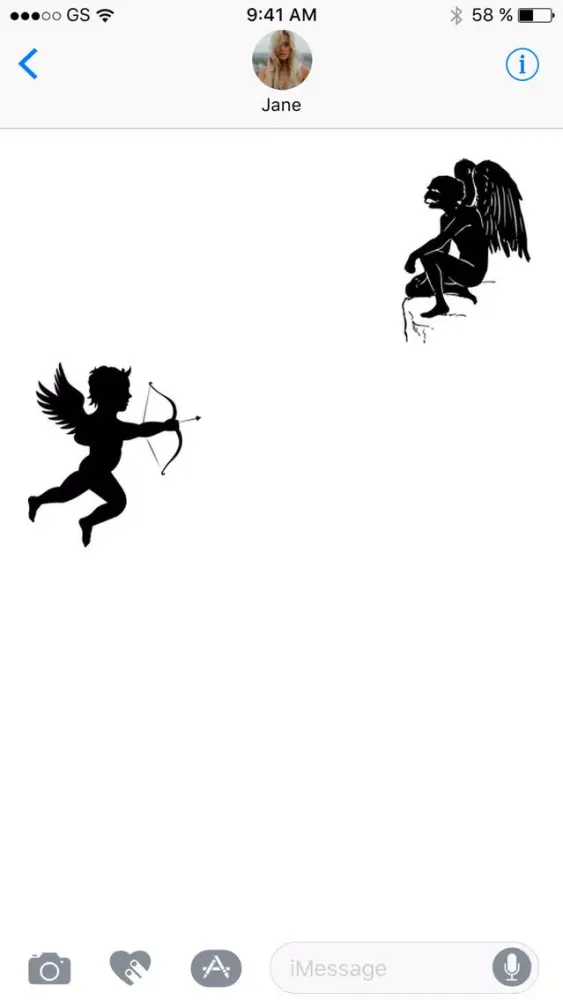 تصاویر Angel Two Sticker Pack