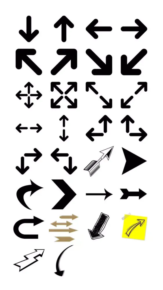 ภาพหน้าจอของ Arrow Sticker Pack!