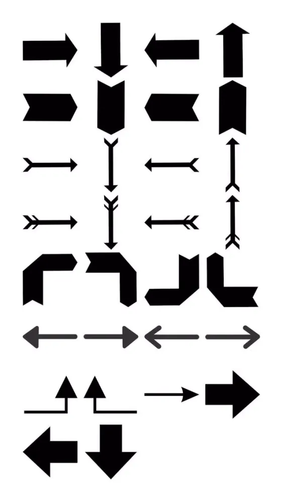 Capturas de tela do Arrows Eight Sticker Pack