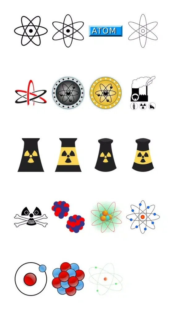 Zrzuty ekranu Atoms Sticker Pack
