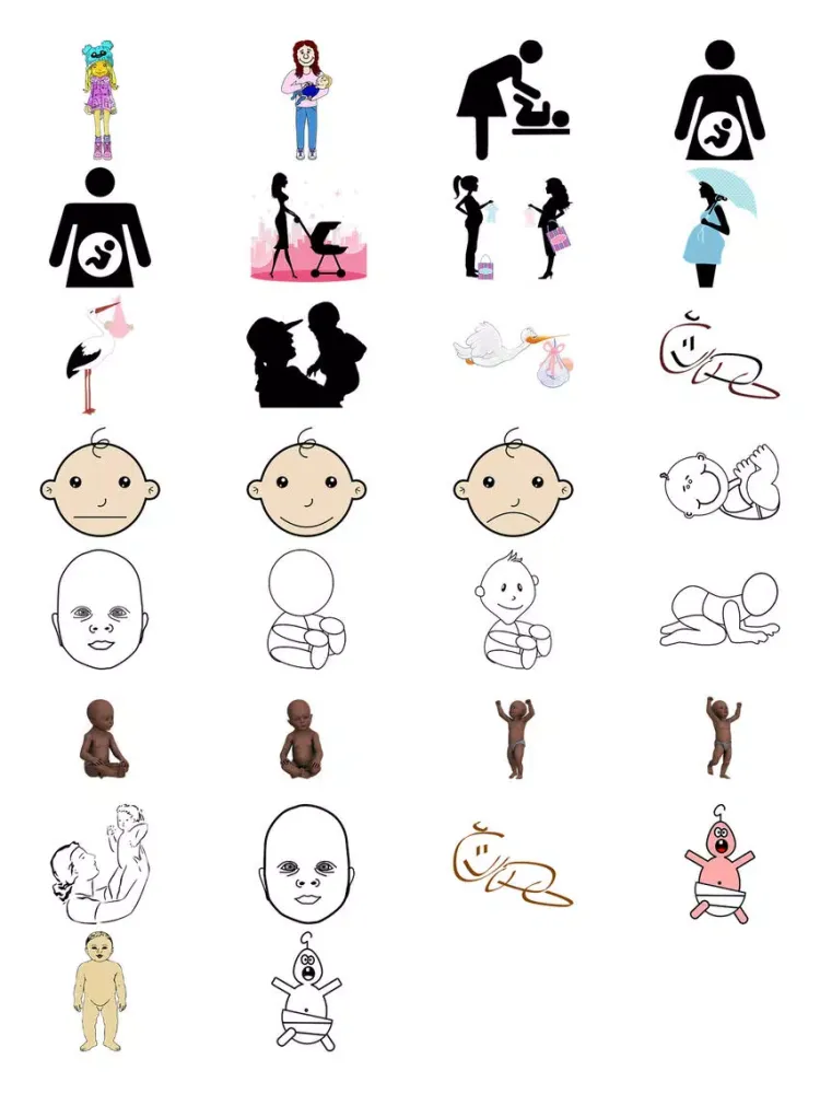 Tangkapan skrin Babies Eight Sticker Pack iPad 