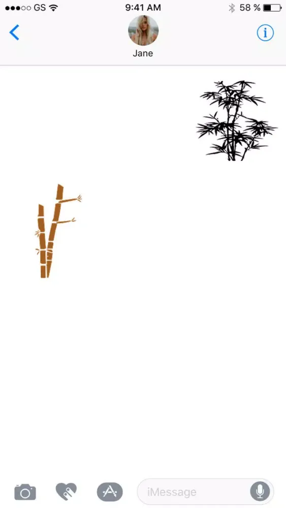 صور Bamboo Plant Sticker Pack