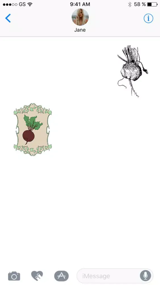 Beets Sticker Pack سکرین شاٹس