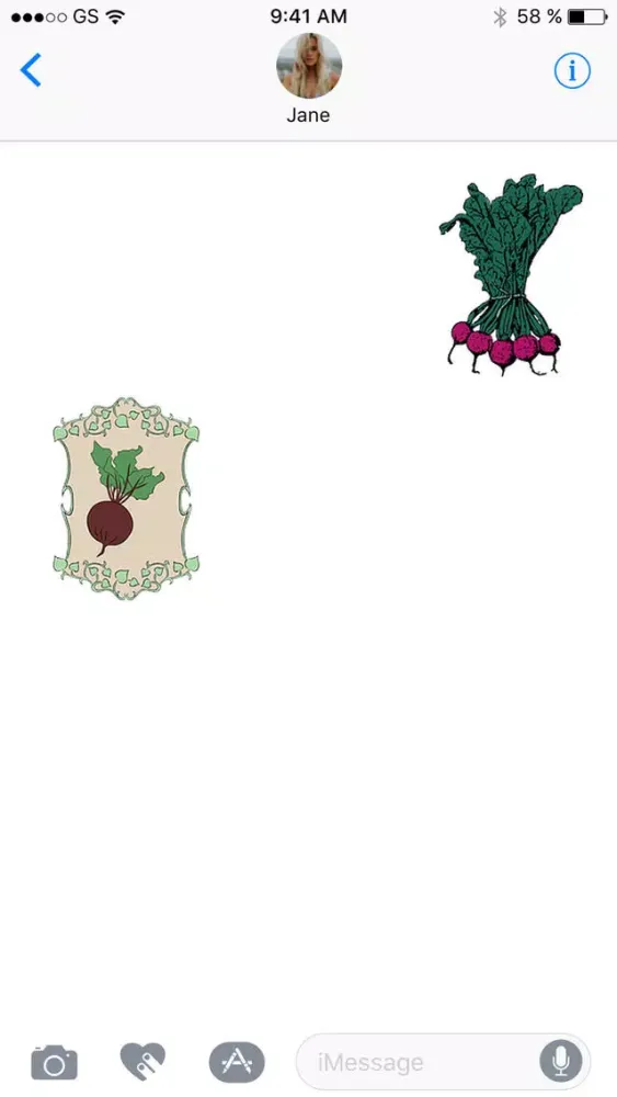 Beets Sticker Pack سکرین شاٹس