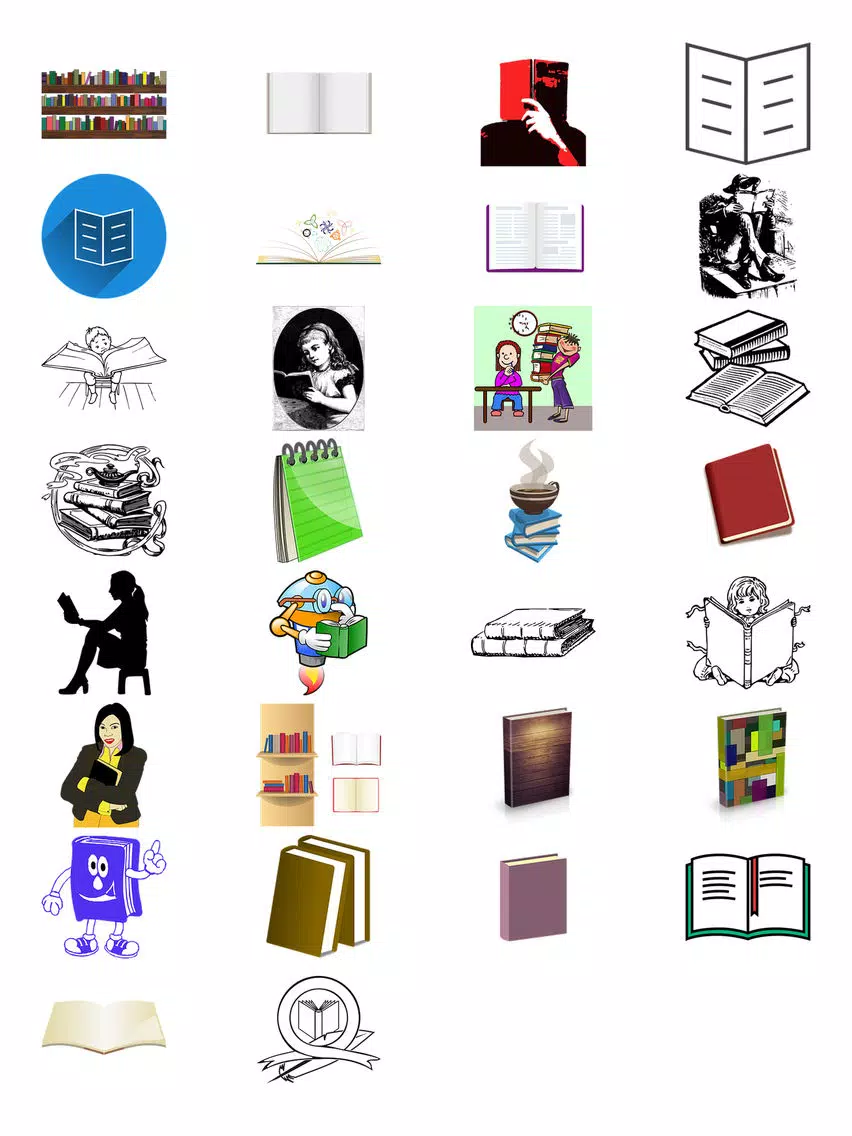 Capturas de tela do Book Stickers iPad 