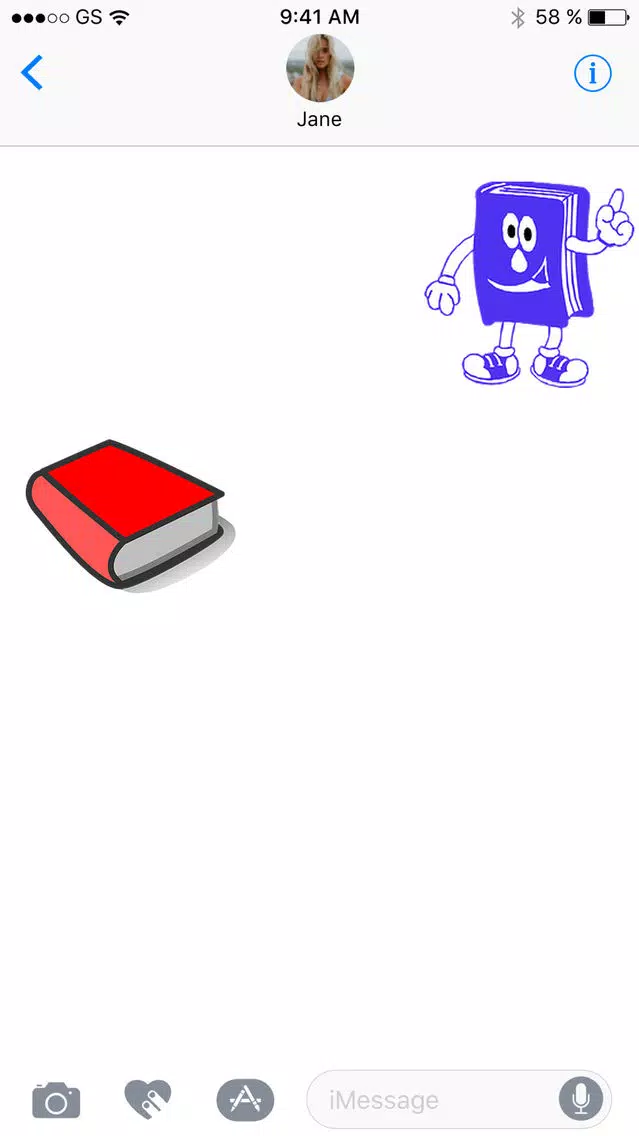 Capturas de tela do Book Stickers