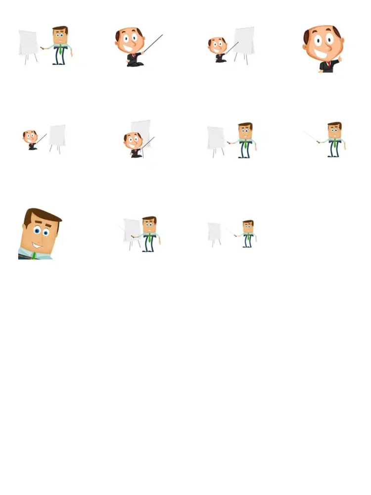 Businessman Sticker Pack! iPad 應用截圖