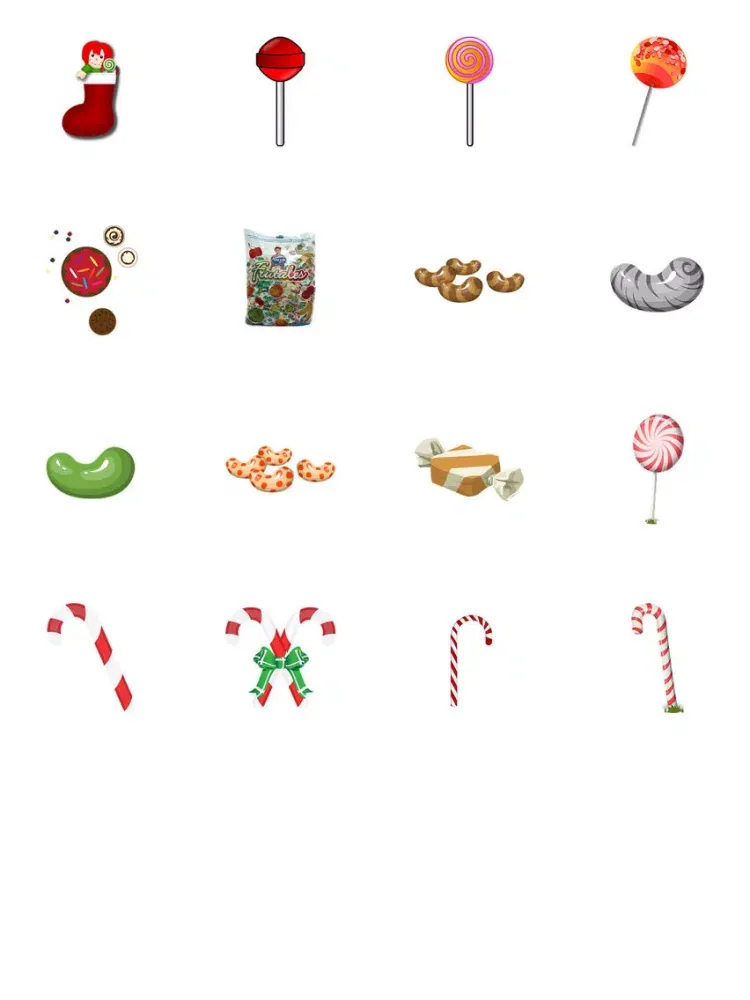 Candy Stickers iPad  Screenshots