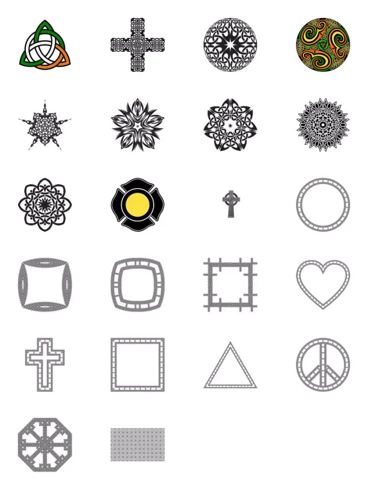 Tangkapan layar Celtic Stickers iPad 