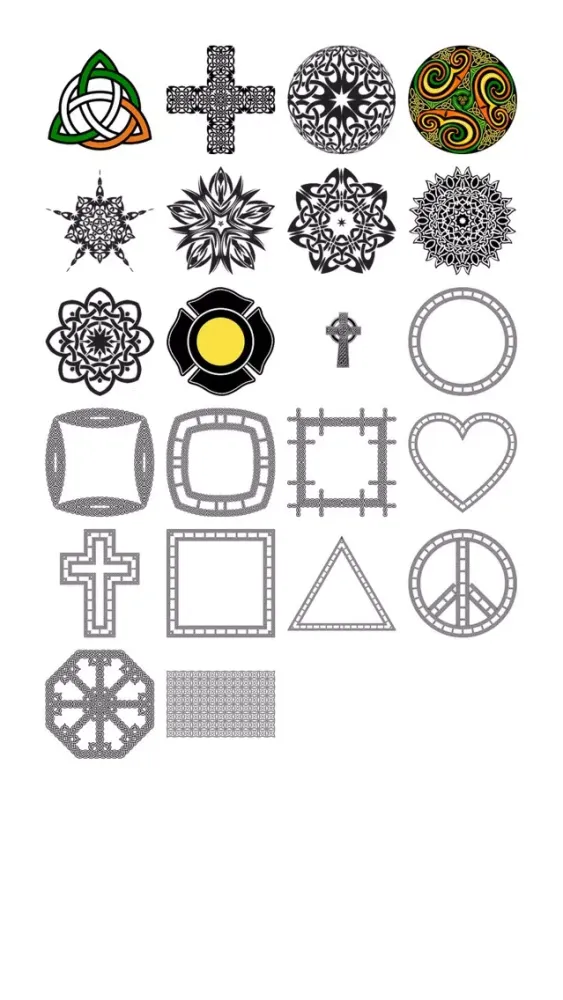 Tangkapan layar Celtic Stickers