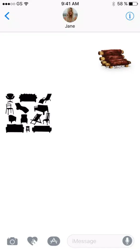 Capturas de pantalla de Chair Sticker Pack