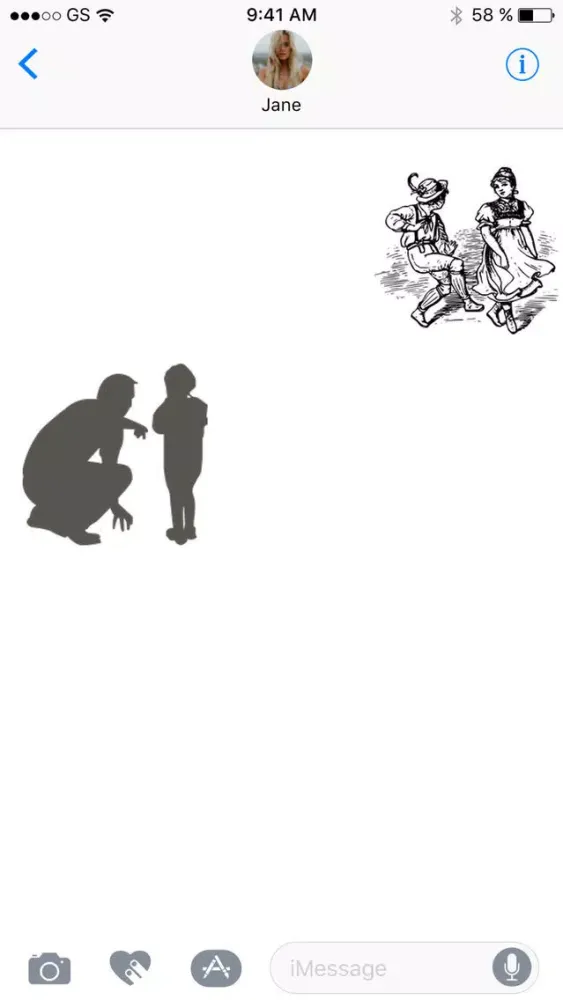 Zrzuty ekranu Child Variety Sticker Pack!