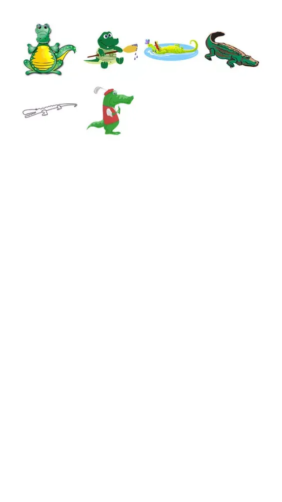 Ảnh chụp màn hình của Crocodile Sticker Pack