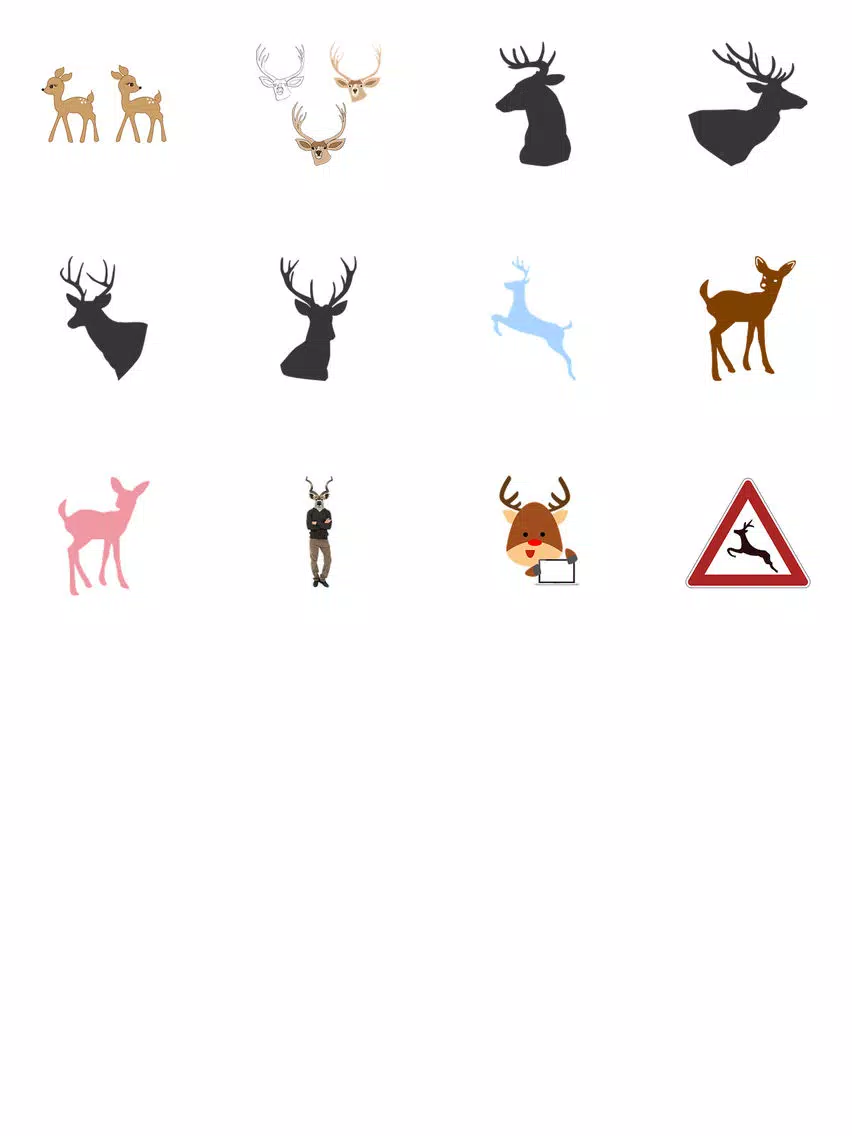 Capturas de tela do Deer Sticker Pack! iPad 